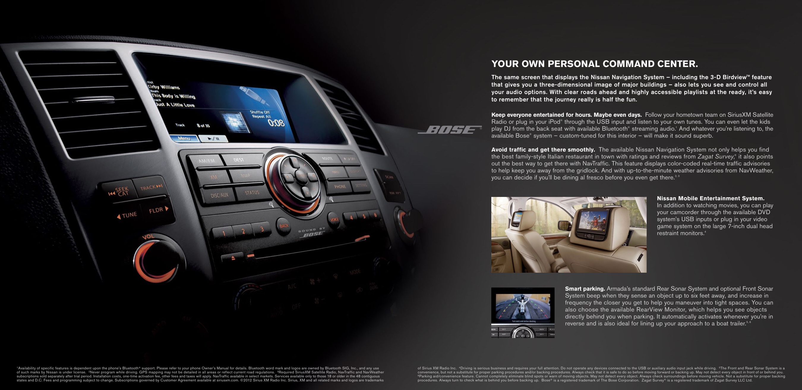 2013 Nissan Armada Brochure Page 12